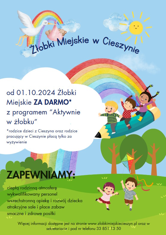 Żłobki miejscie w Cieszynie